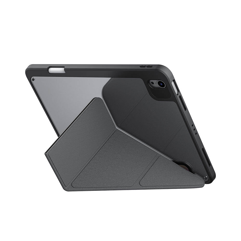 SkinArma iPad Air 13 2025 M3 Kılıf Holografik Tasarımlı Arkası Şeffaf Çıkarılabilir Magnetik Kira Kobai Kılıf