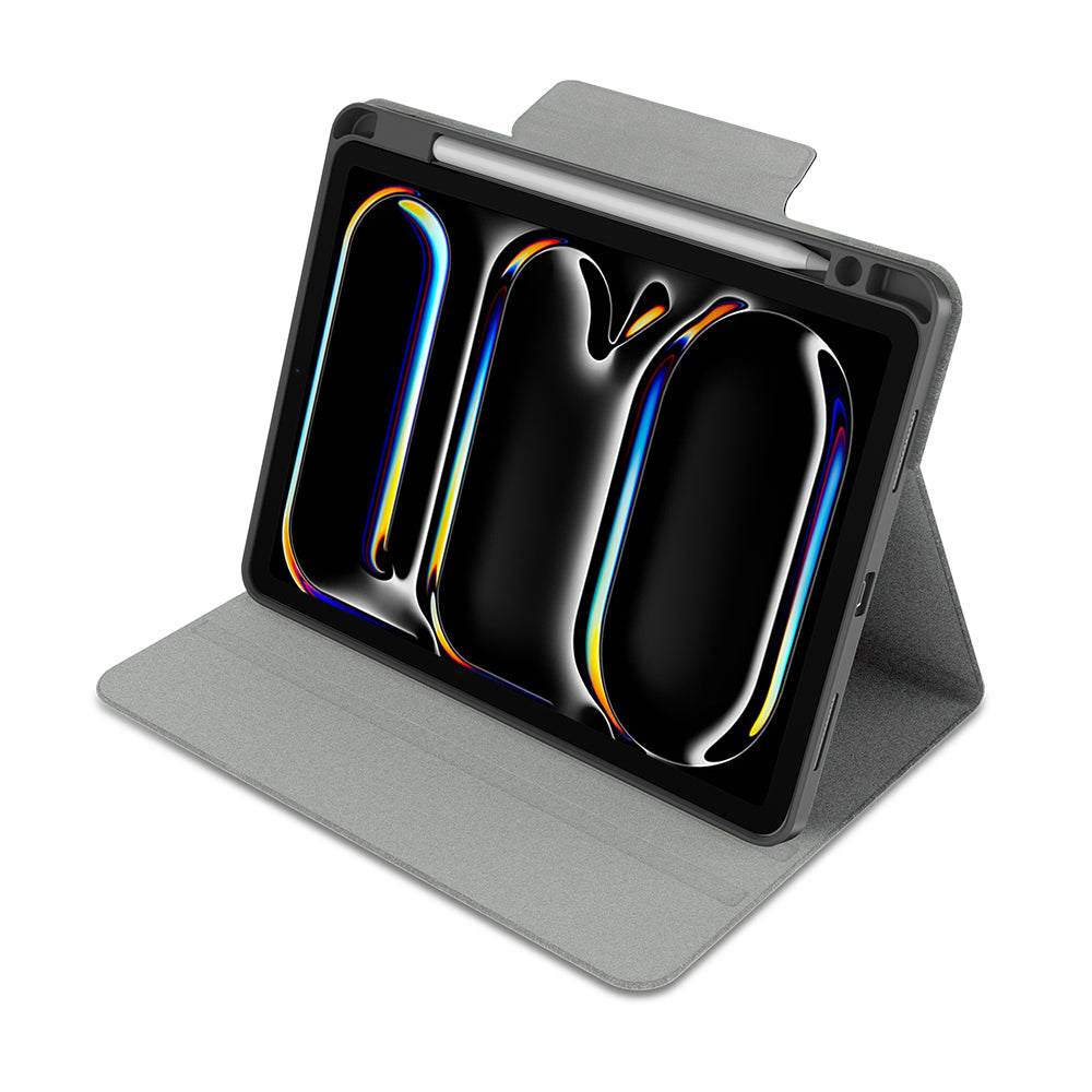 Raptic Spin Detachable Folio iPad Air 13 2025 M3 PU Ayrılabilir Kalem Bölmeli Standlı Kılıf