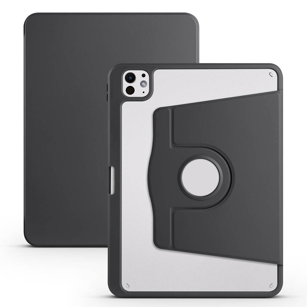 Cepax Termik iPad Pro 11 2024 Kılıf Kalem Bölmeli Dönebilen Standlı Kılıf