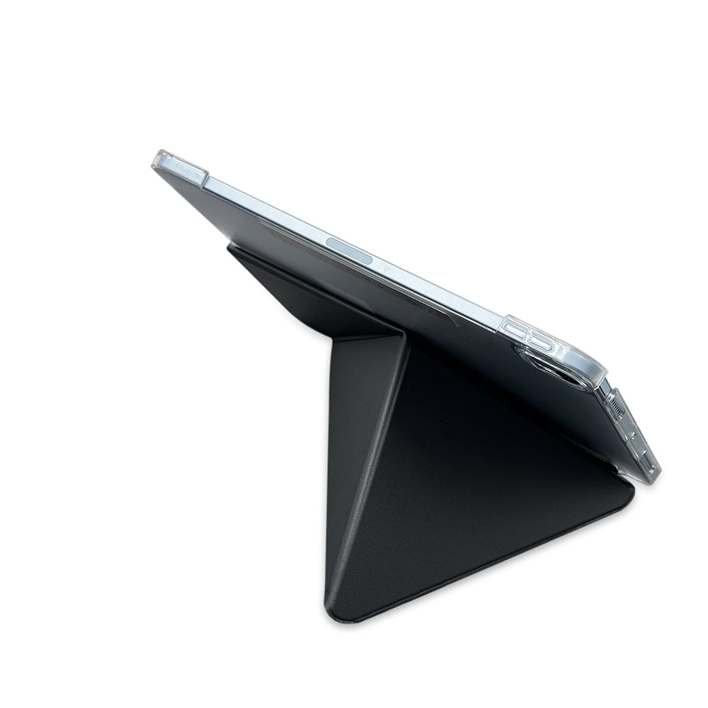 Raptic Clear Folio iPad Pro 11 2024 Airbagli Şeffaf Kılıflı Katlanabilir Standlı Kılıf