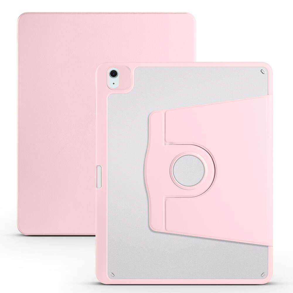 Cepax Termik iPad Pro 12.9 2022 M2 Kalem Bölmeli Dönebilen Standlı Kılıf
