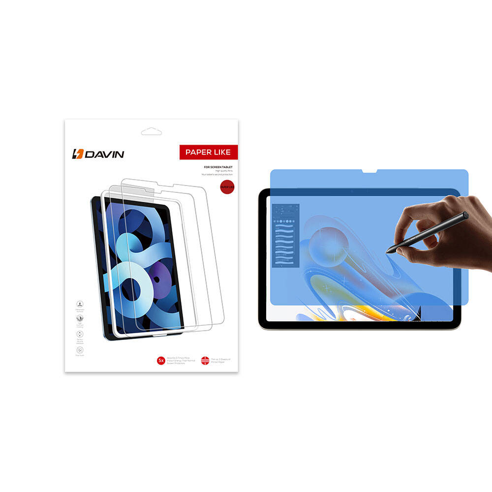 Davin iPad Pro 13 2025 M5 Kağıt Hisli Mat Paper Like Ekran Koruyucu