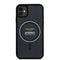 Apple iPhone 11 Aston Martin Orjinal Lisanslı M-safe Şarj Özellikli Renkli Halka ve Karbon Fiber Tasarımlı Kılıf