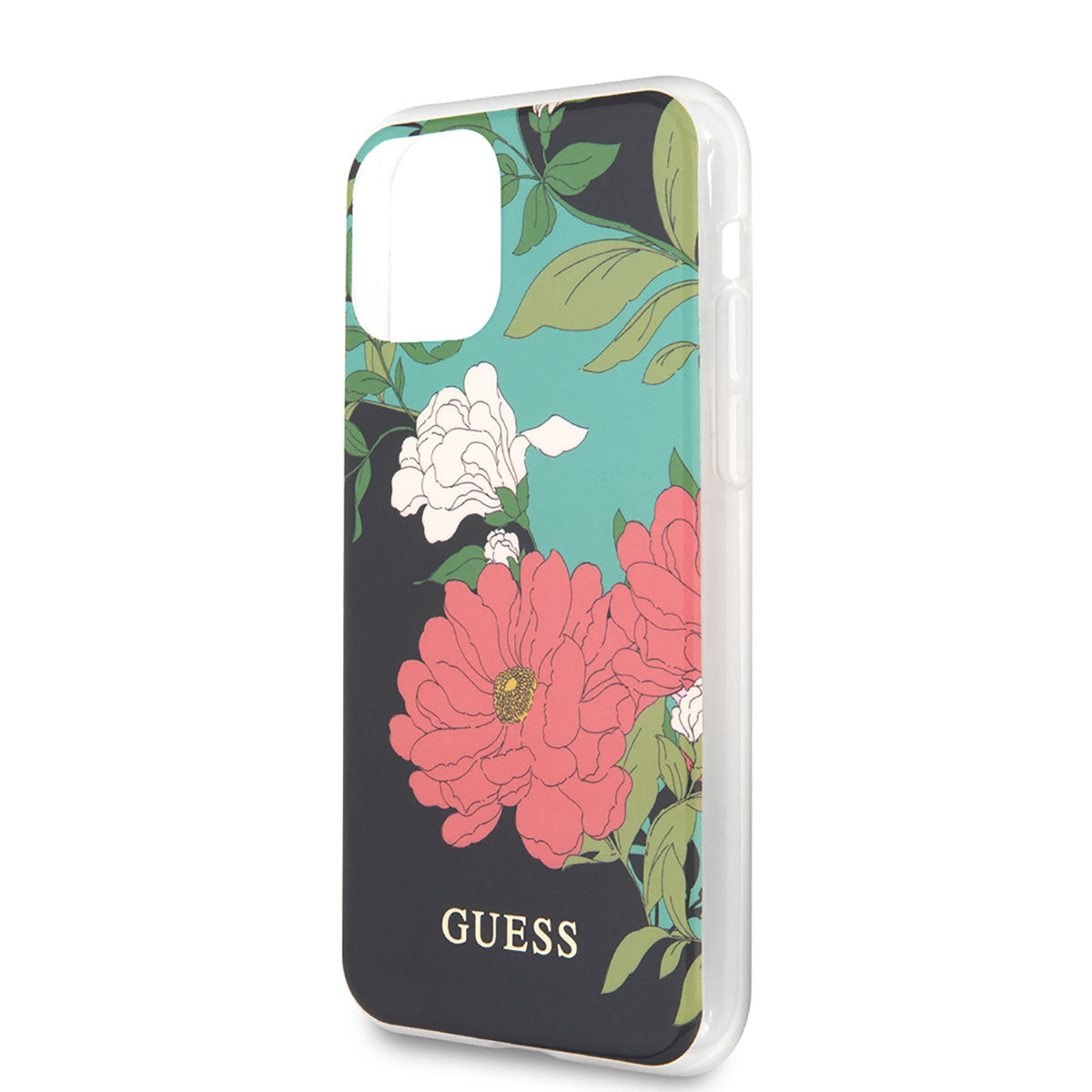 Guess iPhone 11 Kılıf Çiçek Desenli Tasarım Telefon Kılıfı