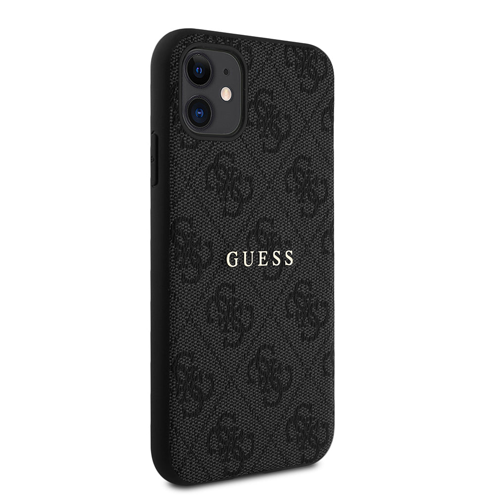 Guess iPhone 11 Orjinal Lisanslı 4G Desen Yazı Logolu Kılıf