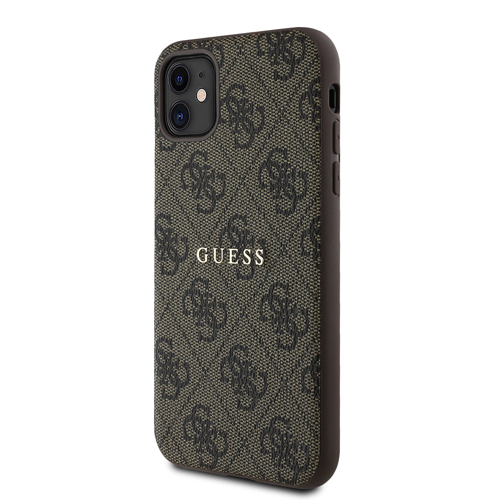 Guess iPhone 11 Orjinal Lisanslı 4G Desen Yazı Logolu Kılıf