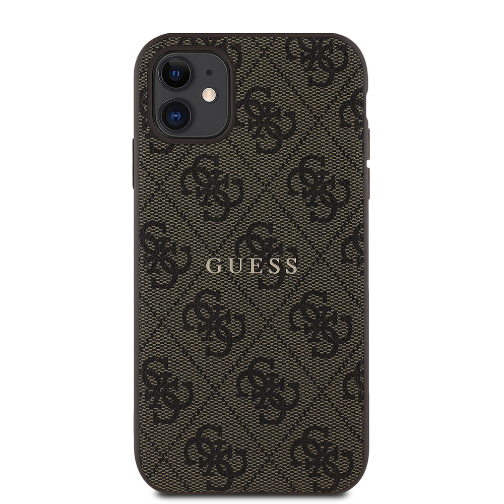 Guess iPhone 11 Orjinal Lisanslı 4G Desen Yazı Logolu Kılıf