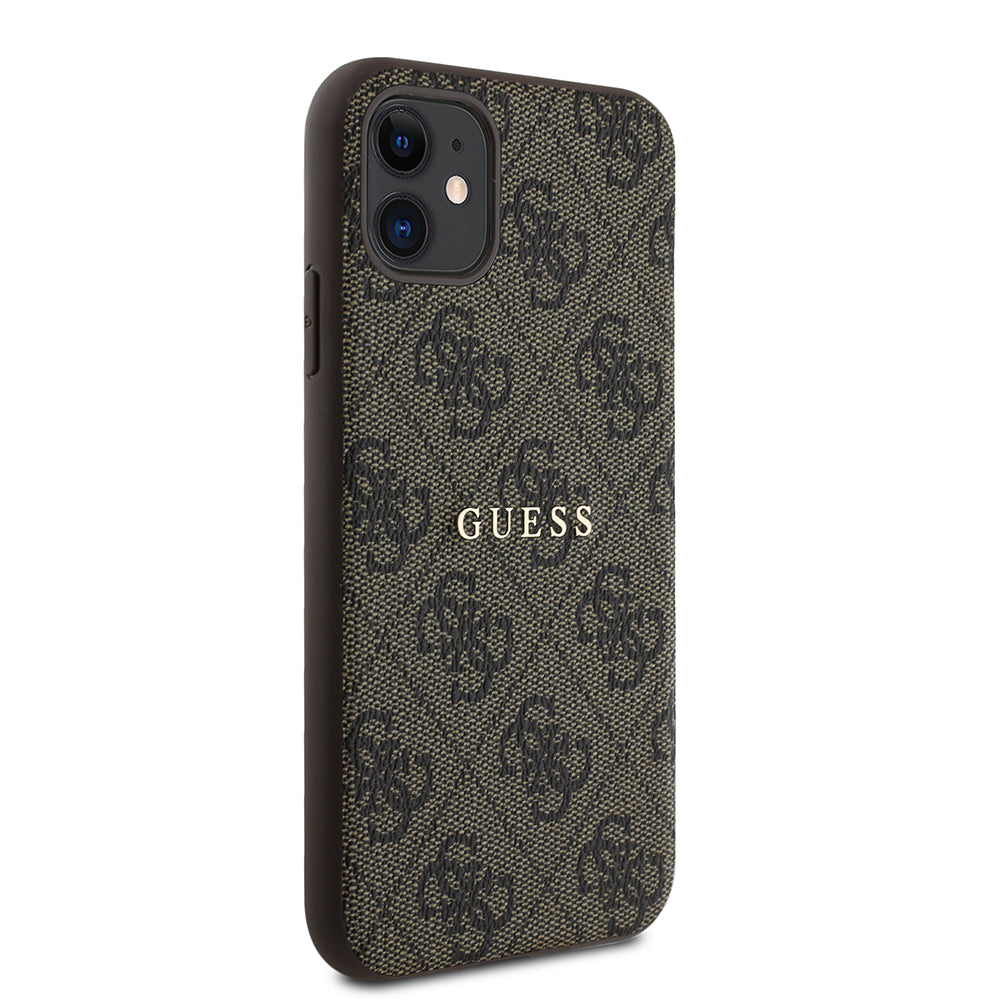 Guess iPhone 11 Orjinal Lisanslı 4G Desen Yazı Logolu Kılıf