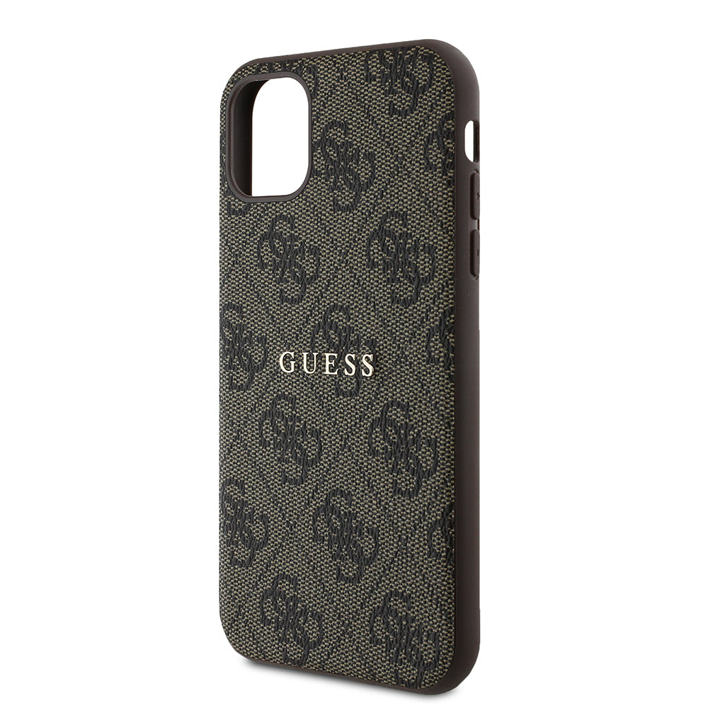 Guess iPhone 11 Orjinal Lisanslı 4G Desen Yazı Logolu Kılıf