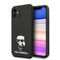 Karl Lagerfeld iPhone 11 Kılıf PU Suni Deri Karl Dizayn Telefon Kılıfı
