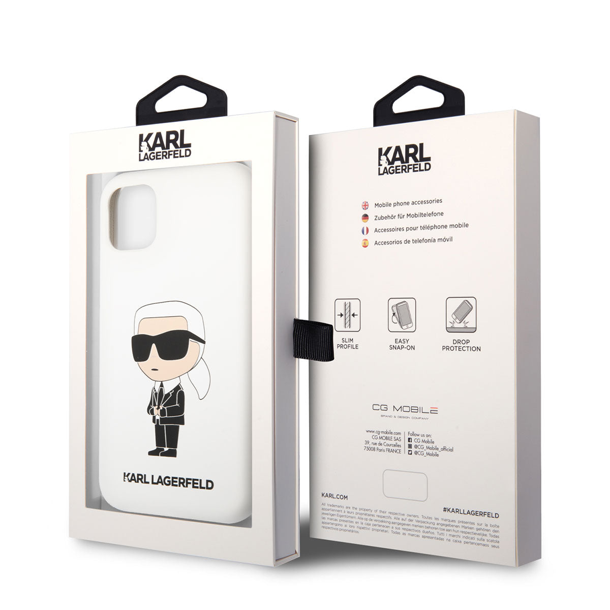 Karl Lagerfeld iPhone 11 Silikon Karl Dizayn Telefon Kılıfı