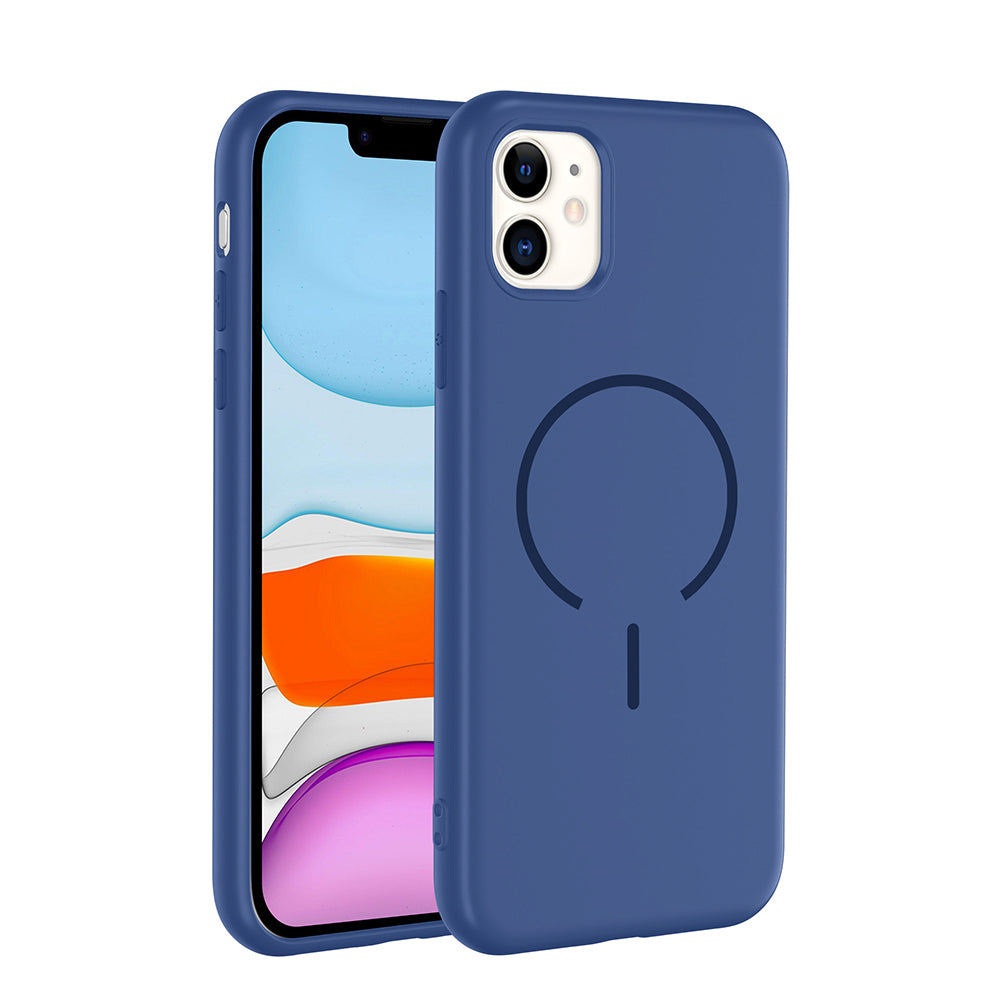 Cepax iPhone 11 M-safe Şarj Özellikli Meta Kılıf