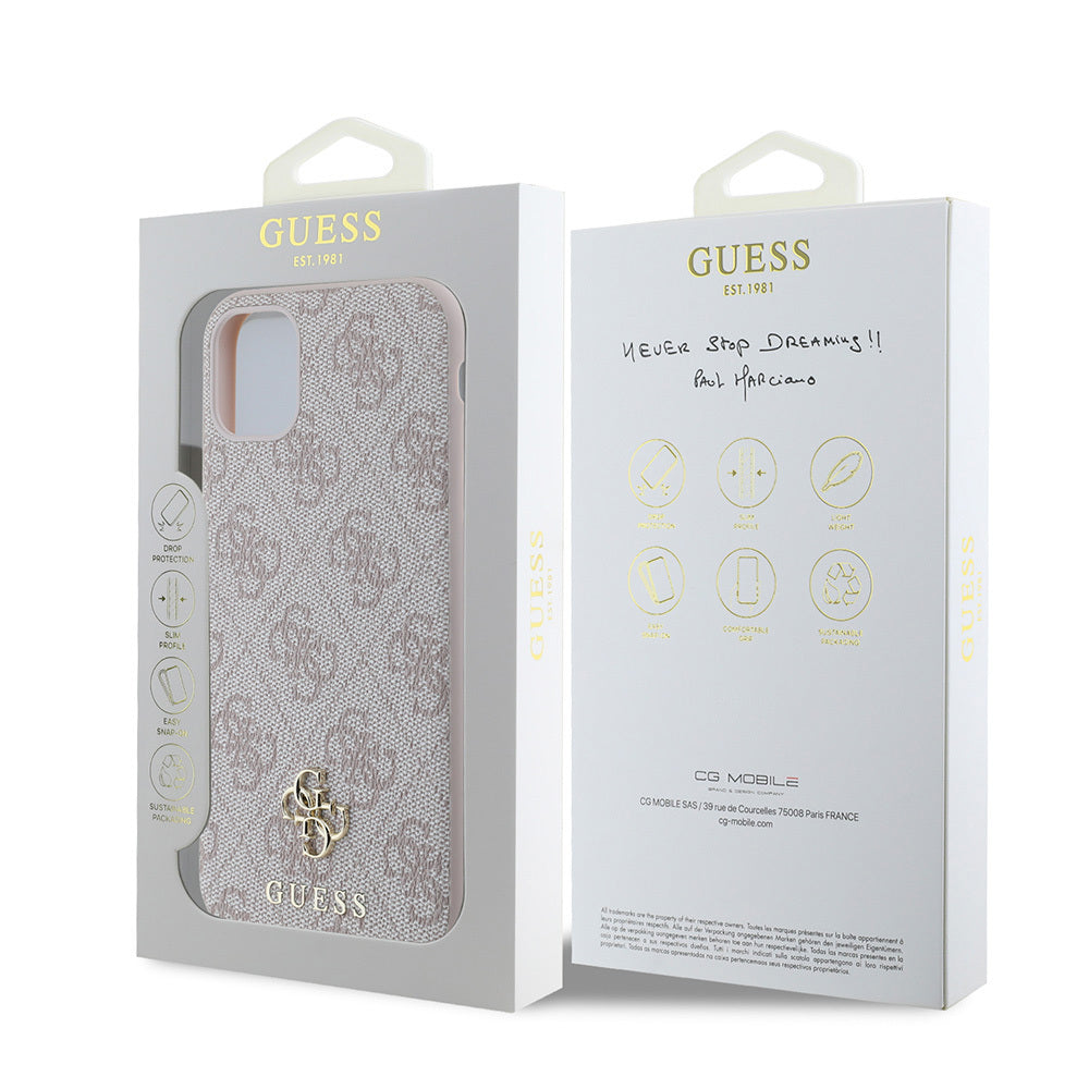 Guess iPhone 12 Orjinal Lisanslı M-safe Şarj Özellikli Small 4G Classic Kılıf