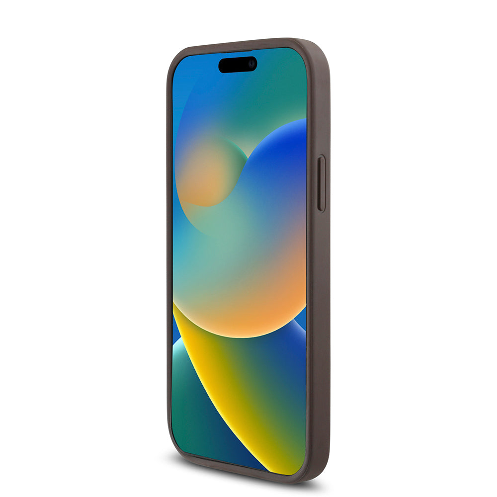 Guess iPhone 12 Pro Orjinal Lisanslı M-safe Şarj Özellikli 4G Desen Yazı Logolu Kılıf