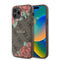 Guess iPhone 12 Pro Orjinal Lisanslı M-safe Şarj Özellikli Gül Baskılı 4G Desenli Yazı Logolu Kılıf