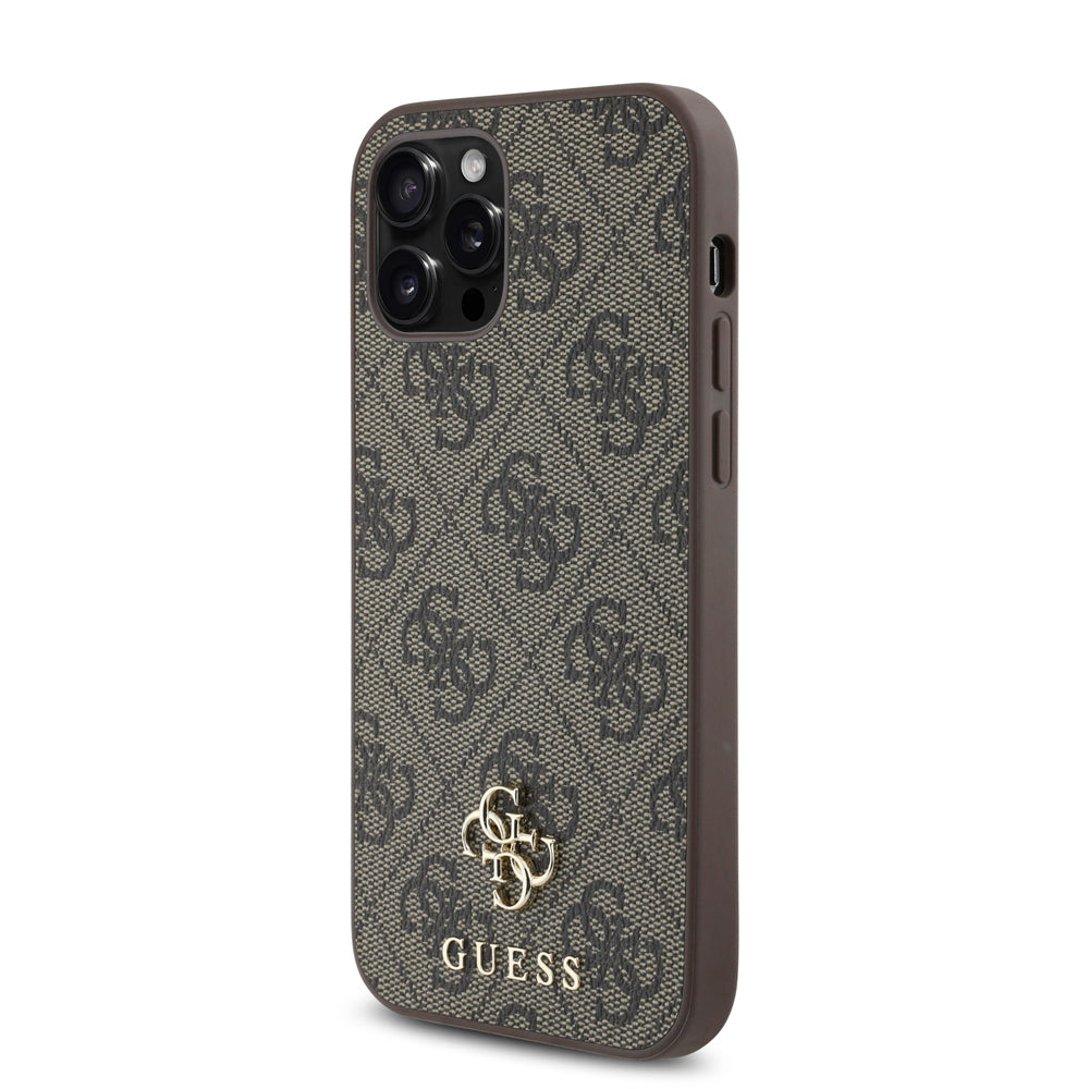 Guess iPhone 12 Pro Orjinal Lisanslı M-safe Şarj Özellikli Small 4G Classic Kılıf