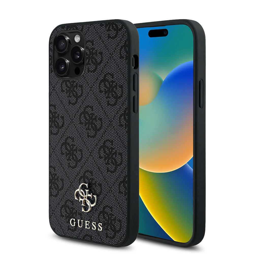 Guess iPhone 12 Pro Orjinal Lisanslı M-safe Şarj Özellikli Small 4G Classic Kılıf