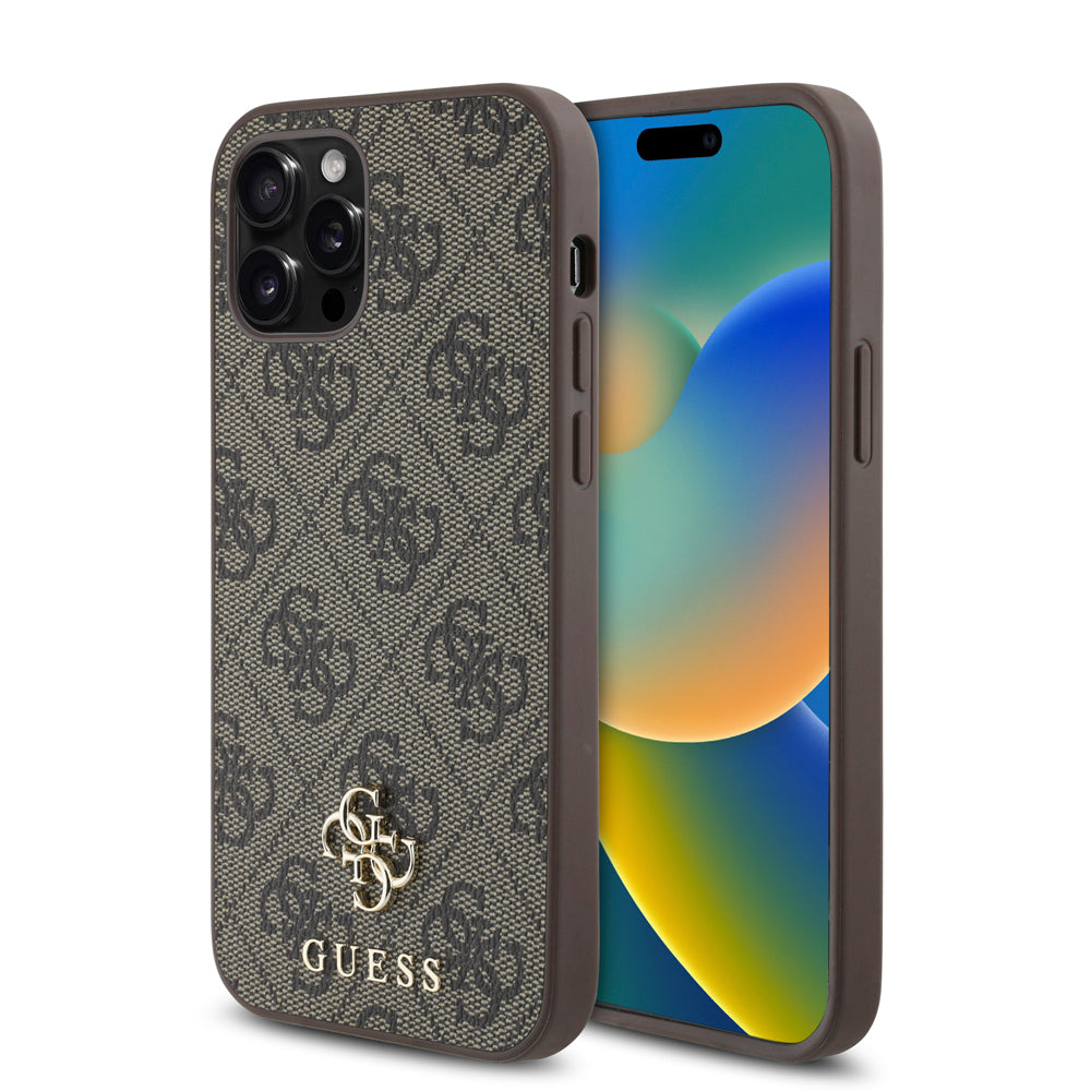 Guess iPhone 12 Pro Orjinal Lisanslı M-safe Şarj Özellikli Small 4G Classic Kılıf
