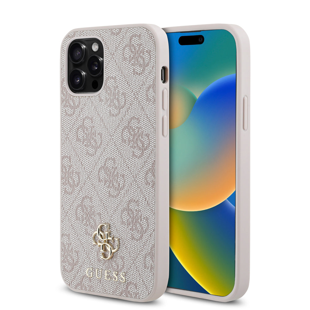 Guess iPhone 12 Pro Orjinal Lisanslı M-safe Şarj Özellikli Small 4G Classic Kılıf