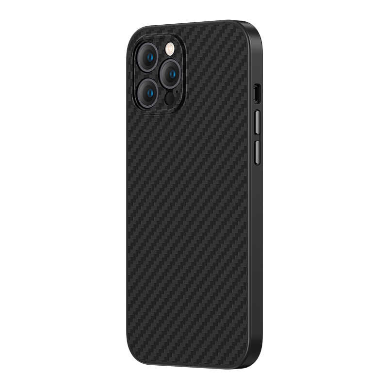 iPhone 12 Pro Max Kılıf Karbon Fiber Benks Hybrid Kevlar Kılıf - 1
