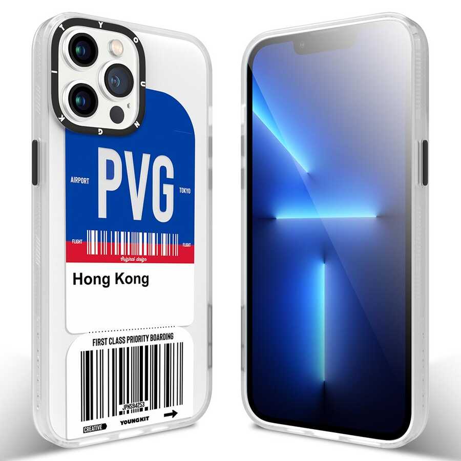 YoungKit Any Time Trip Serisi iPhone 12 Pro Max Telefon Kılıfı - 1