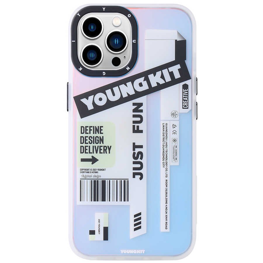 YoungKit Fashion Culture Time Serisi iPhone 12 Pro Max Telefon Kılıfı - 1