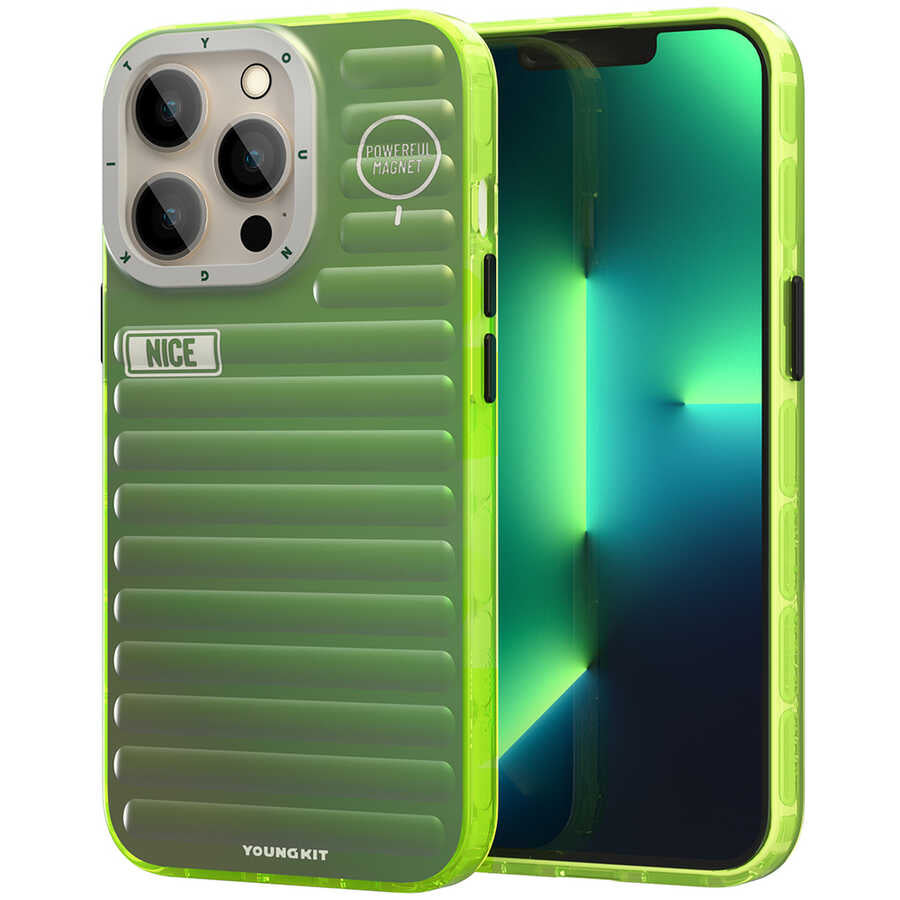 YoungKit Plain Coloured Serisi iPhone 12 Pro Max Telefon Kılıfı - 1