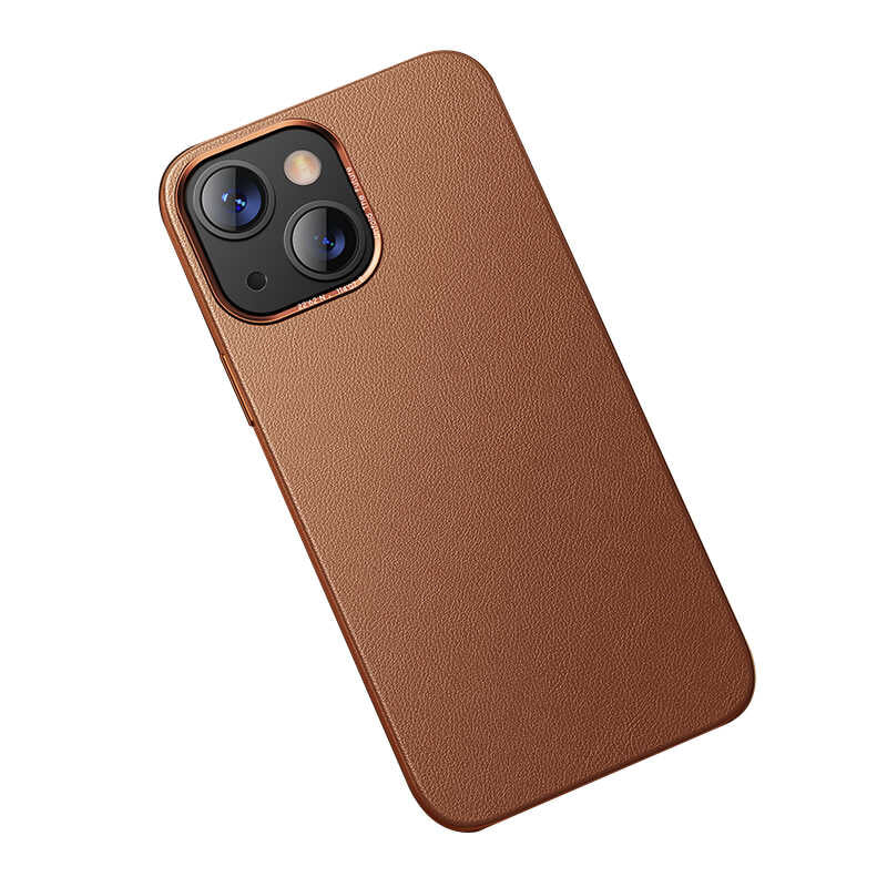 Benks iPhone 13 Magnetic Hakiki Deri Telefon Kılıfı - 1