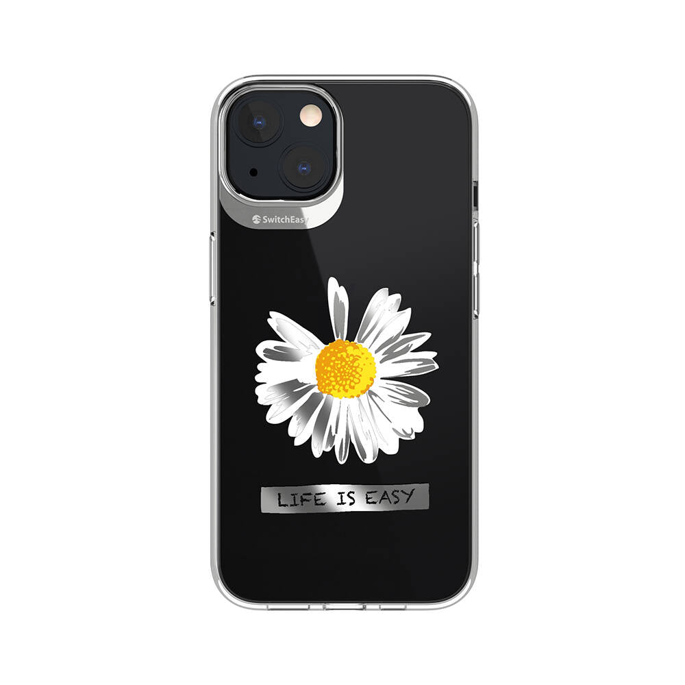 Switcheasy Artist Daisy iPhone 13 Çift IMD Baskılı Lisanslı Kılıf