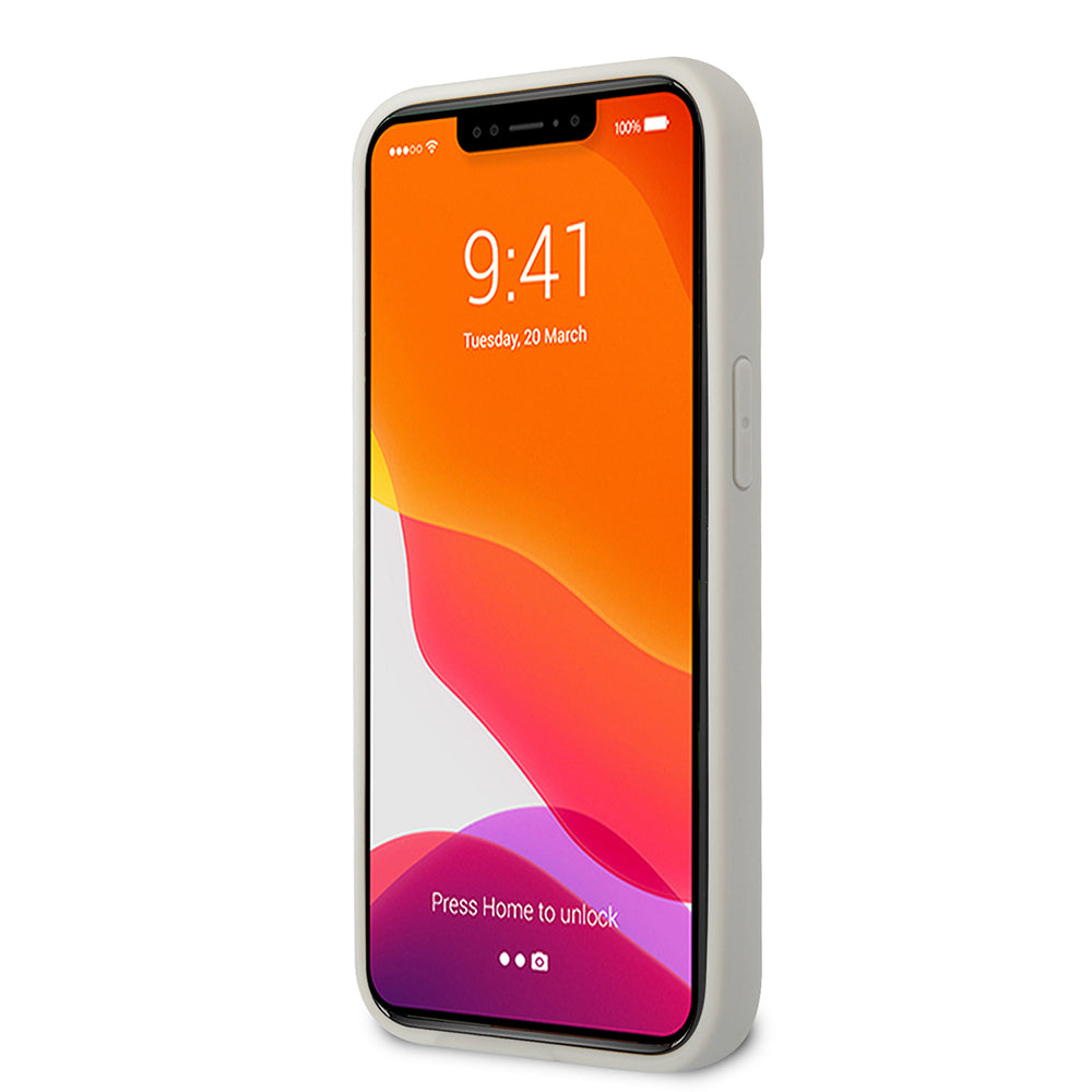 Ferrari iPhone 13 Orjinal Lisanlı Klasik Metal Logolu Karbon Dizayn Kılıf