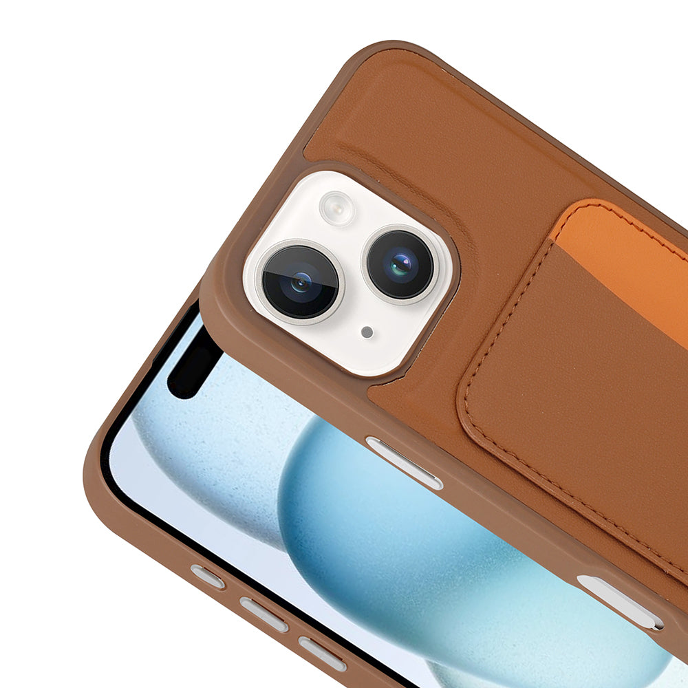 Cepax iPhone 13 Zore X-Kart Kartlıklı Silikon Telefon Kılıfı