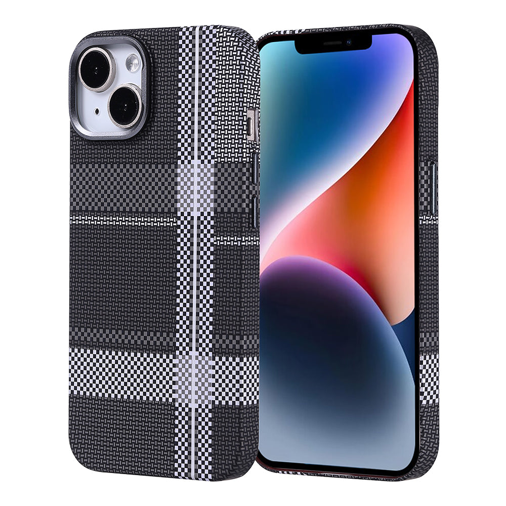 Cepax iPhone 13 M-safe Şarj Özellikli Karbon Fiber Görünümlü Nekst Kılıf