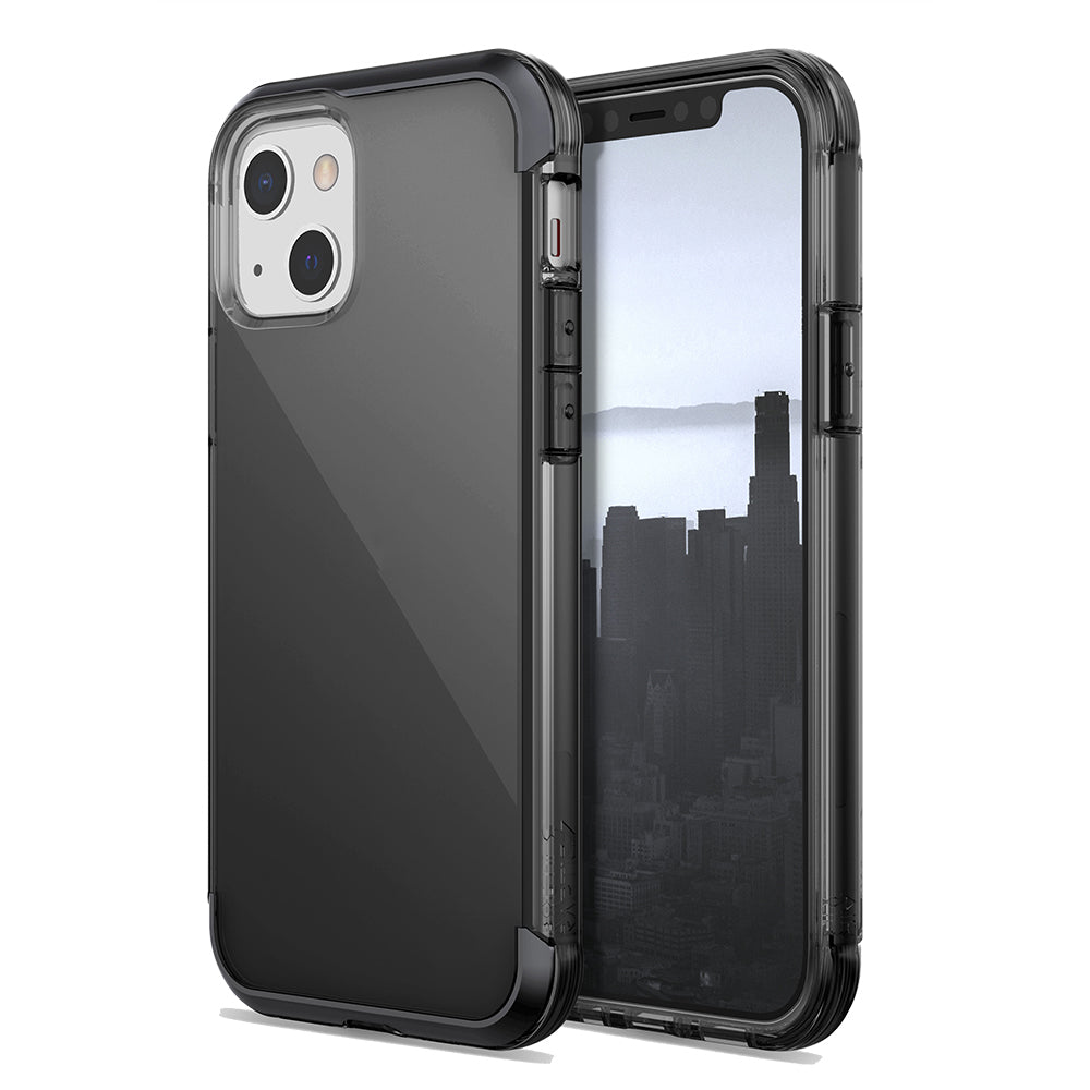 Raptic Air Serisi iPhone 13 Kılıf Airbag Tasarımlı Metal Köşelikli Şeffaf Kılıf