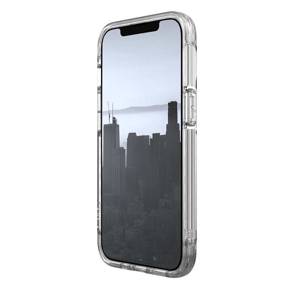 Raptic Air Serisi iPhone 13 Kılıf Airbag Tasarımlı Metal Köşelikli Şeffaf Kılıf