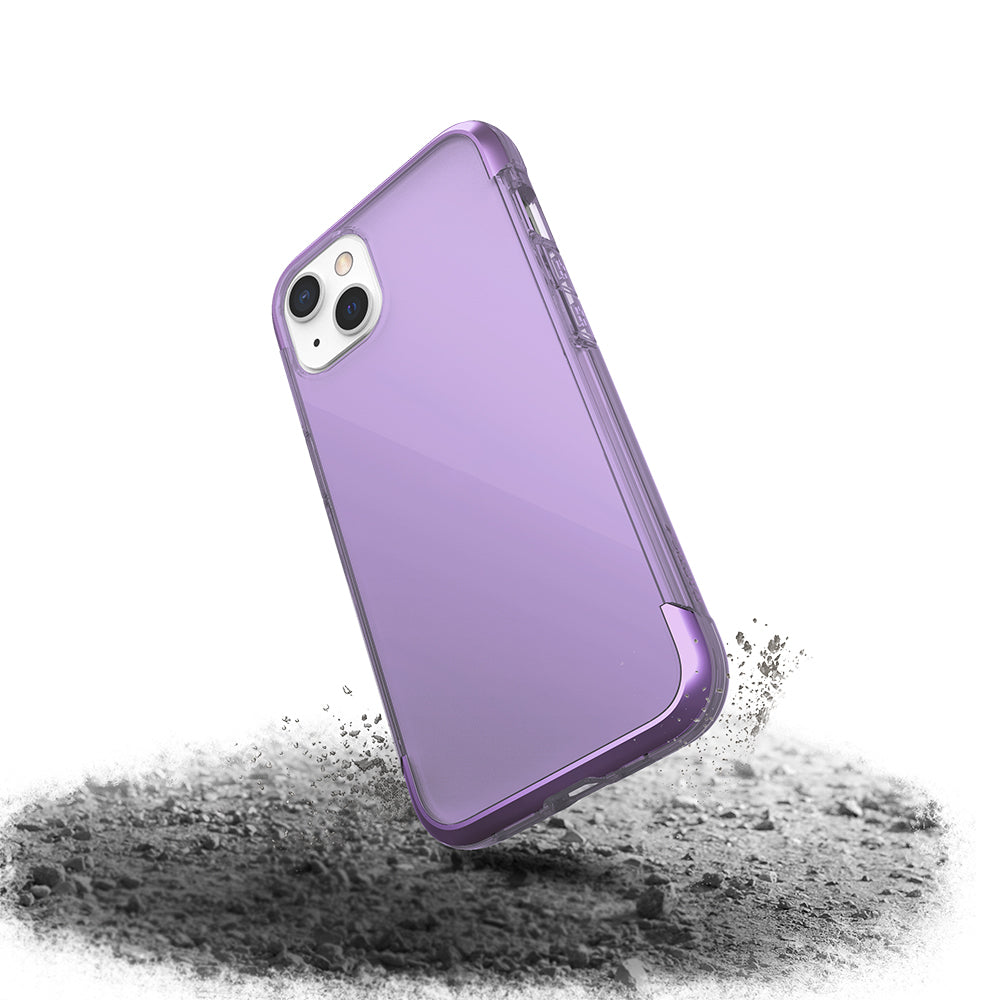 Raptic Air Serisi iPhone 13 Kılıf Airbag Tasarımlı Metal Köşelikli Şeffaf Kılıf