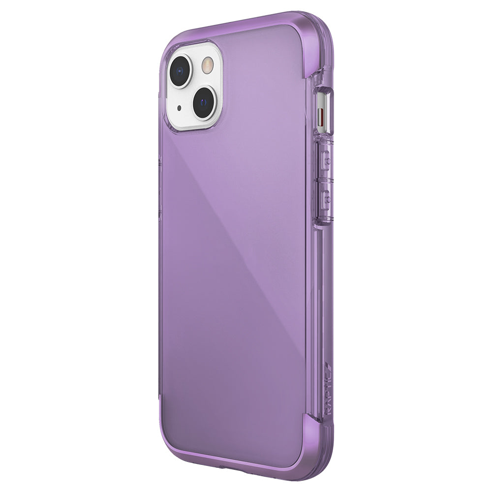 Raptic Air Serisi iPhone 13 Kılıf Airbag Tasarımlı Metal Köşelikli Şeffaf Kılıf