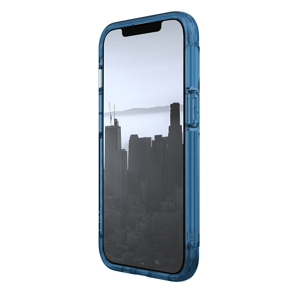 Raptic Air Serisi iPhone 13 Kılıf Airbag Tasarımlı Metal Köşelikli Şeffaf Kılıf