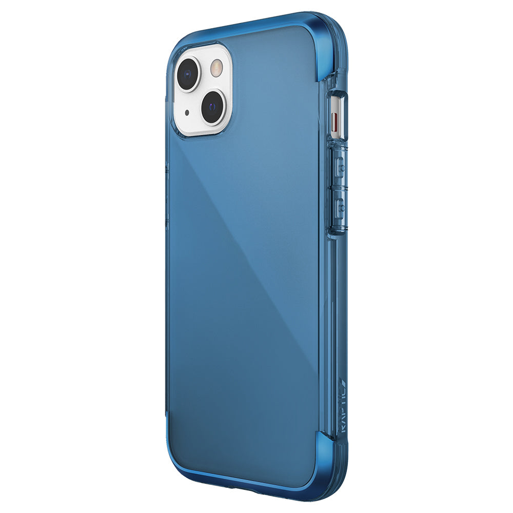 Raptic Air Serisi iPhone 13 Kılıf Airbag Tasarımlı Metal Köşelikli Şeffaf Kılıf