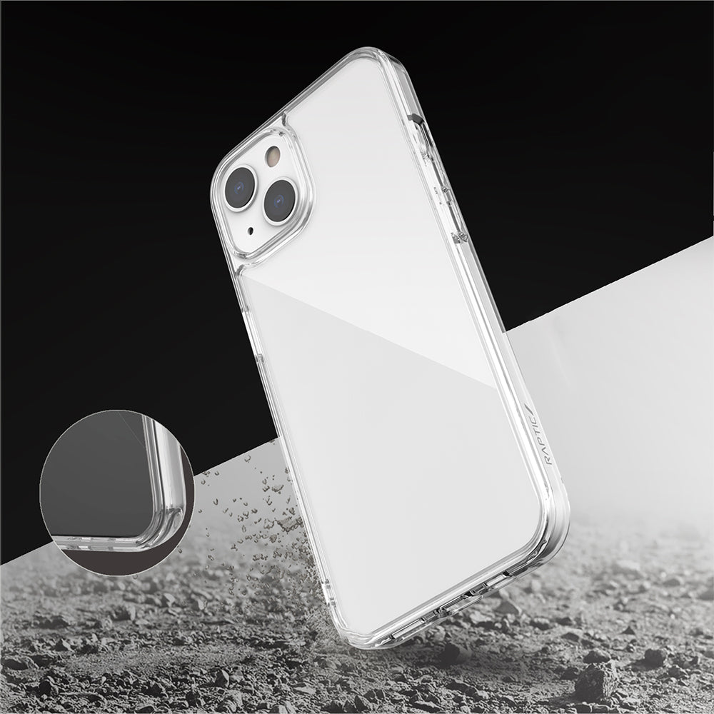 Raptic Glass Plus Serisi iPhone 13 Şeffaf Telefon Kılıfı