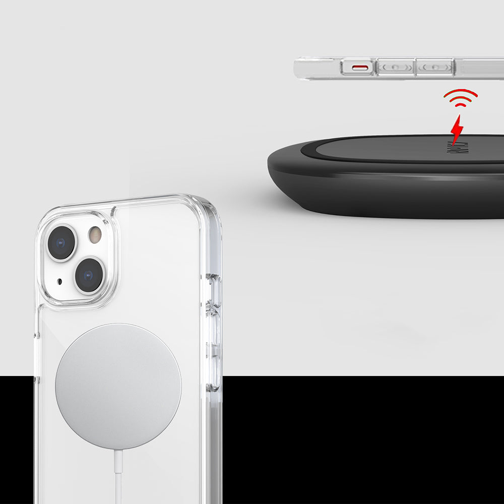 Raptic Glass Plus Serisi iPhone 13 Şeffaf Telefon Kılıfı