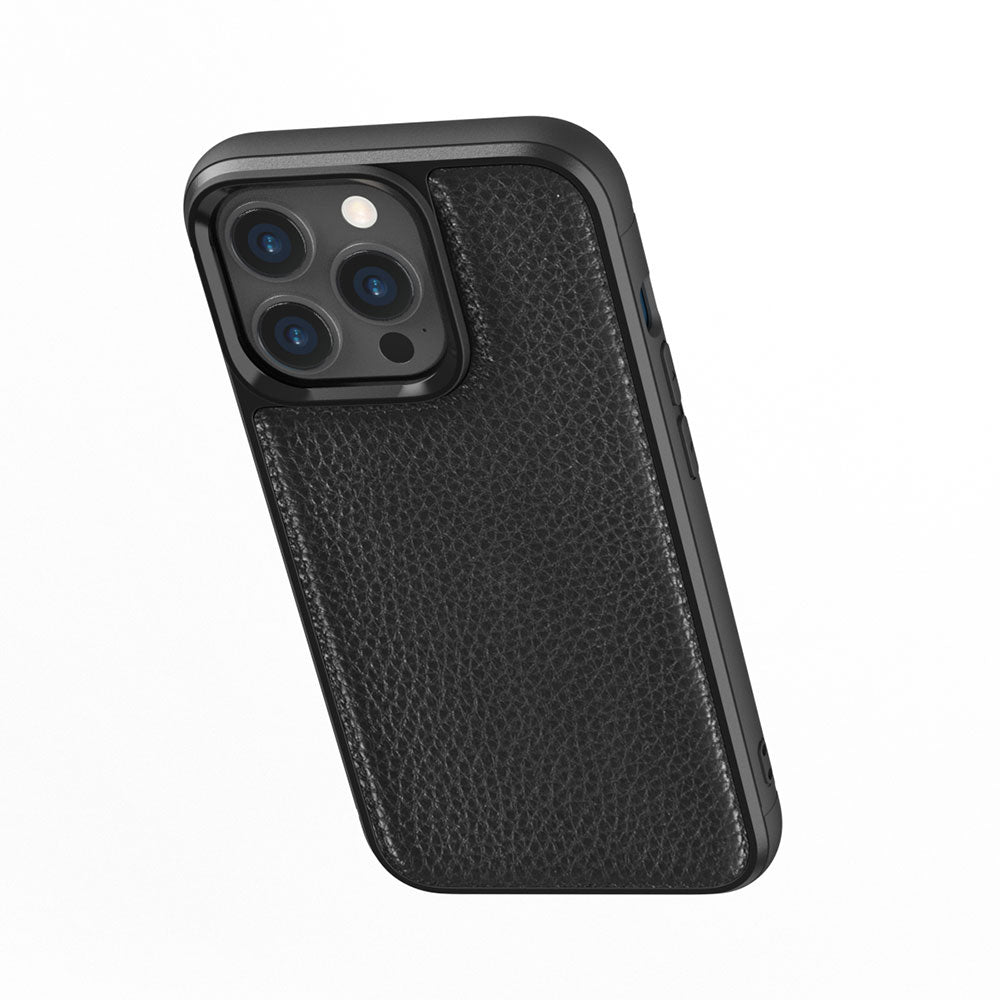 Wiwu Genuine iPhone 13 Leather Plastic Calfskin Orjinal Deri Telefon Kılıfı