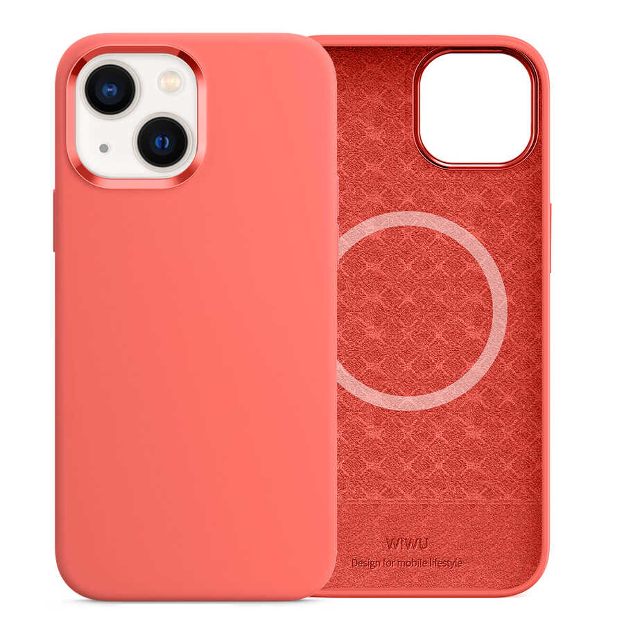 iPhone 13 Kılıf Wiwu M-safe Magnetic Silikon Kılıf - 1