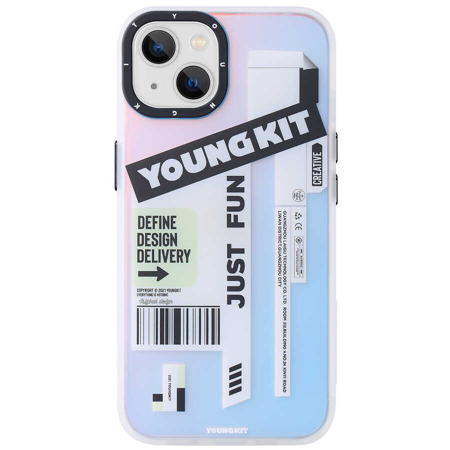 YoungKit Fashion Culture Time Serisi iPhone 13 Telefon Kılıfı - 1