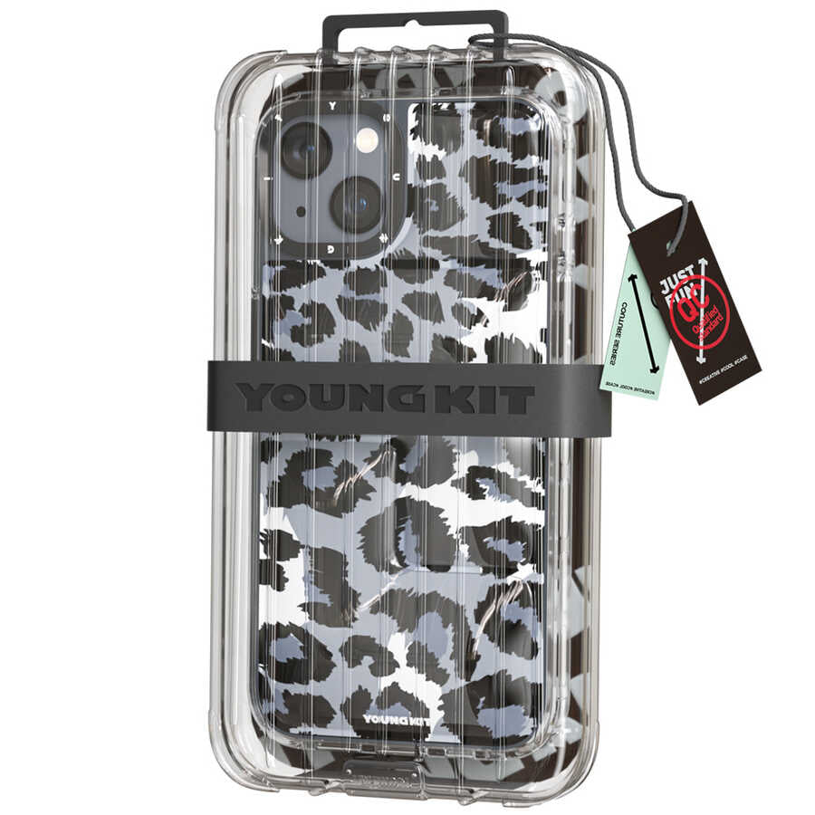 iPhone 13 Kılıf YoungKit Leopard Article Serisi Kılıf - 11
