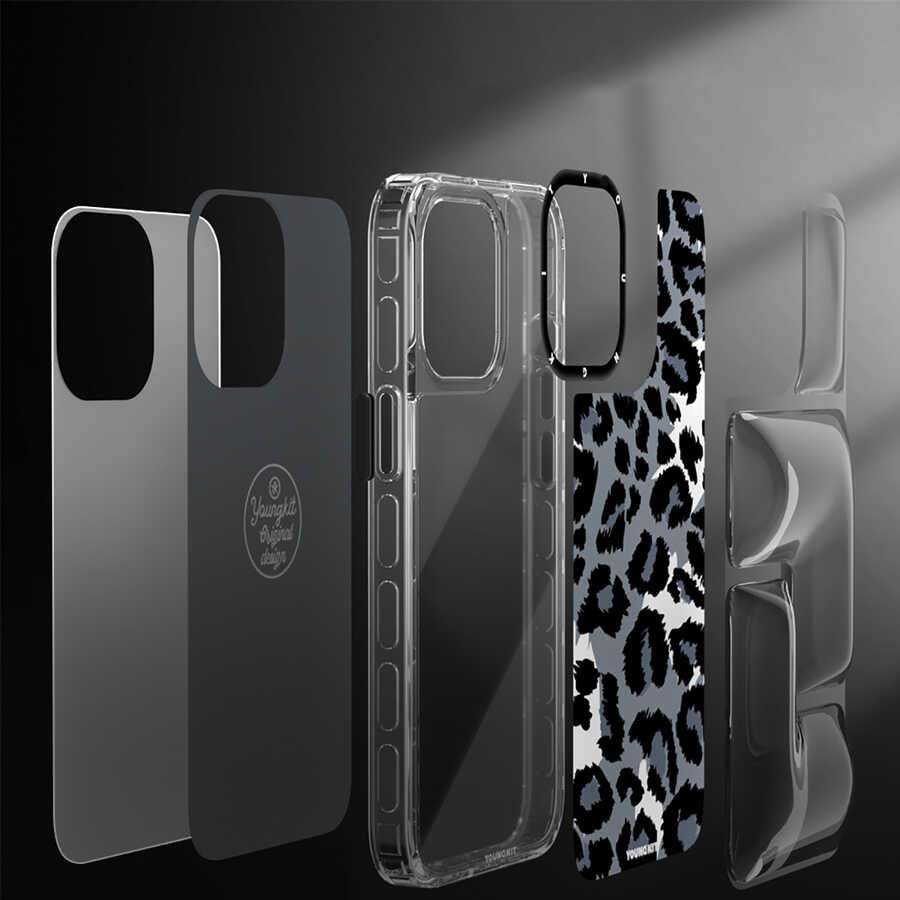 iPhone 13 Kılıf YoungKit Leopard Article Serisi Kılıf - 14