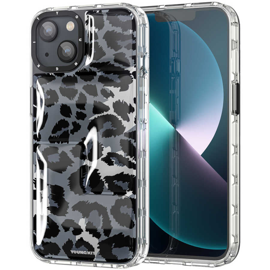 iPhone 13 Kılıf YoungKit Leopard Article Serisi Kılıf - 16