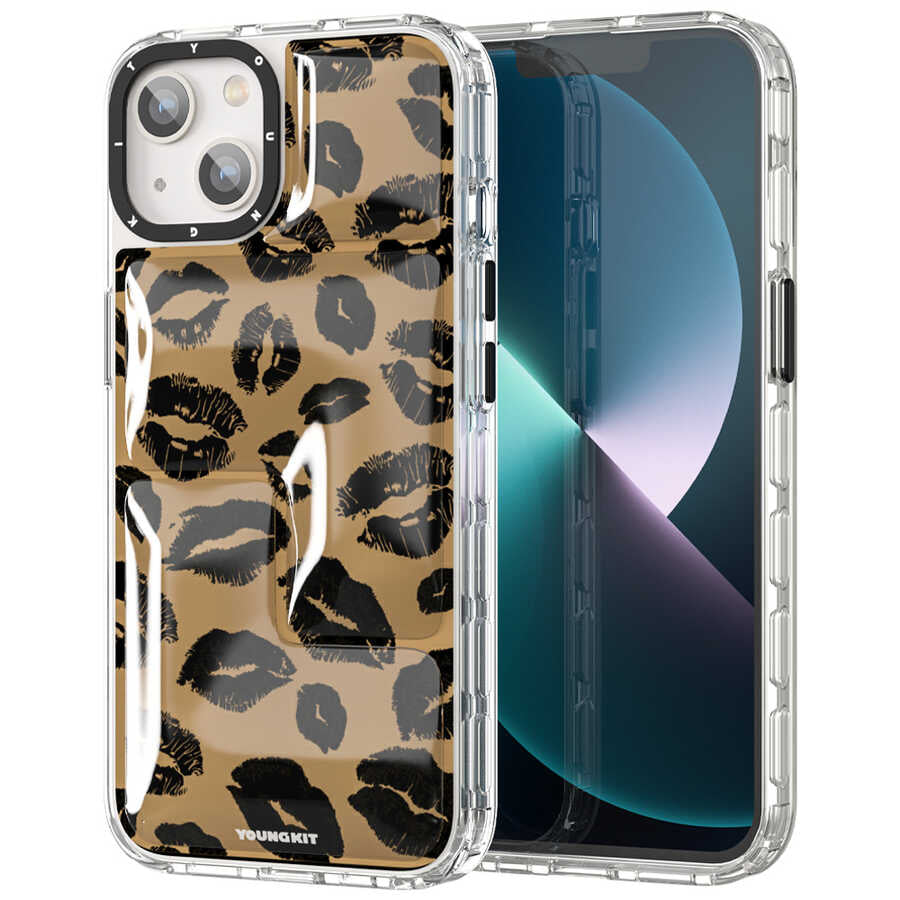 iPhone 13 Kılıf YoungKit Leopard Article Serisi Kılıf - 18