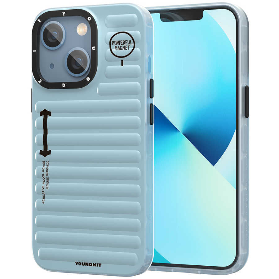 YoungKit Plain Coloured Serisi iPhone 13 Telefon Kılıfı - 1