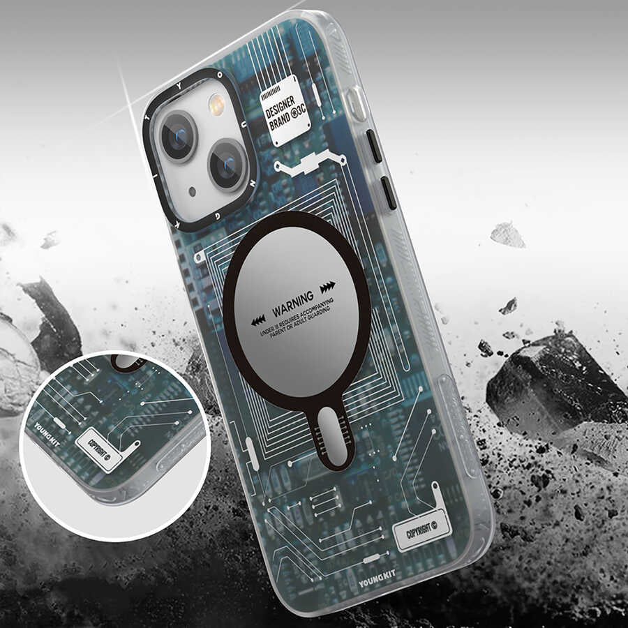 iPhone 13 Kılıf YoungKit Technology Serisi Kılıf - 9