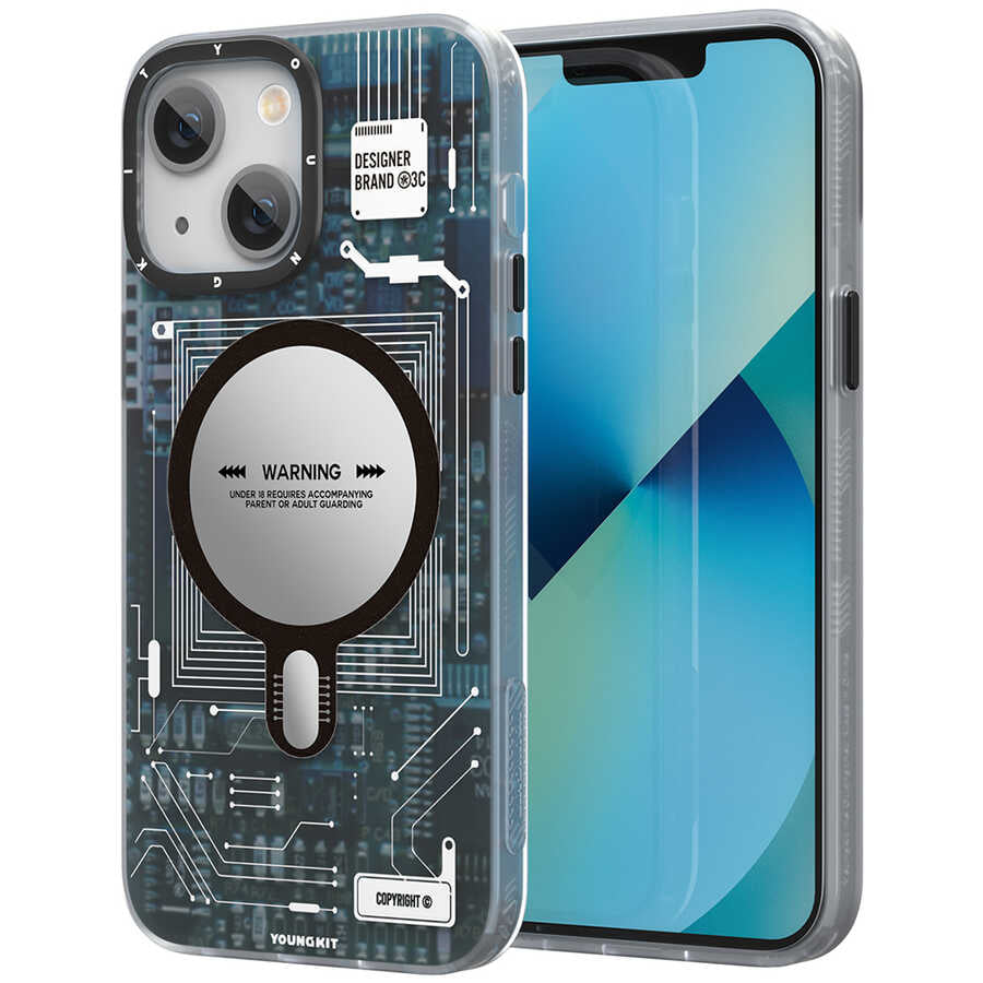 iPhone 13 Kılıf YoungKit Technology Serisi Kılıf - 17